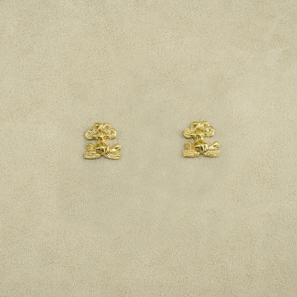Twin Frog Earrings