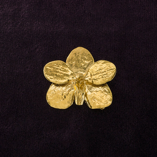 Ascocenda M Orchid Brooch-Pendant